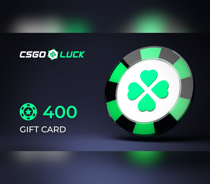 

CSGOluck 400 Balance Gift Card