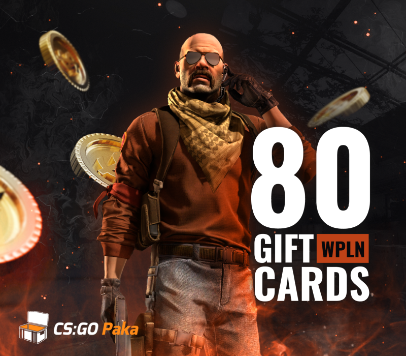 

CSGOPaka 80 PLN Gift Card