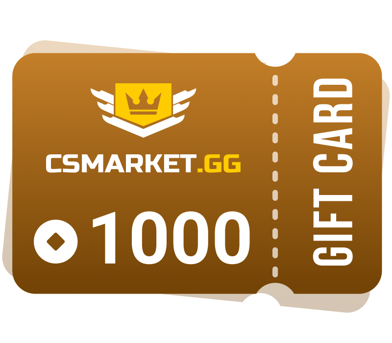 

CSMARKET.GG 1000 Gems Gift Card