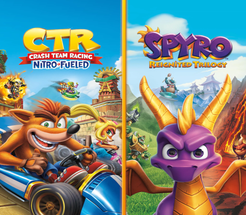 

Crash Team Racing Nitro-Fueled + Spyro Game Bundle AR XBOX One / Xbox Series X|S CD Key