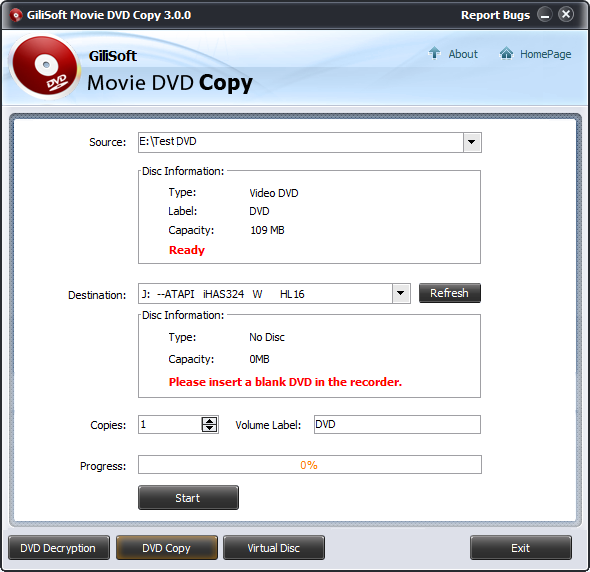 GiliSoft Movie DVD Copy