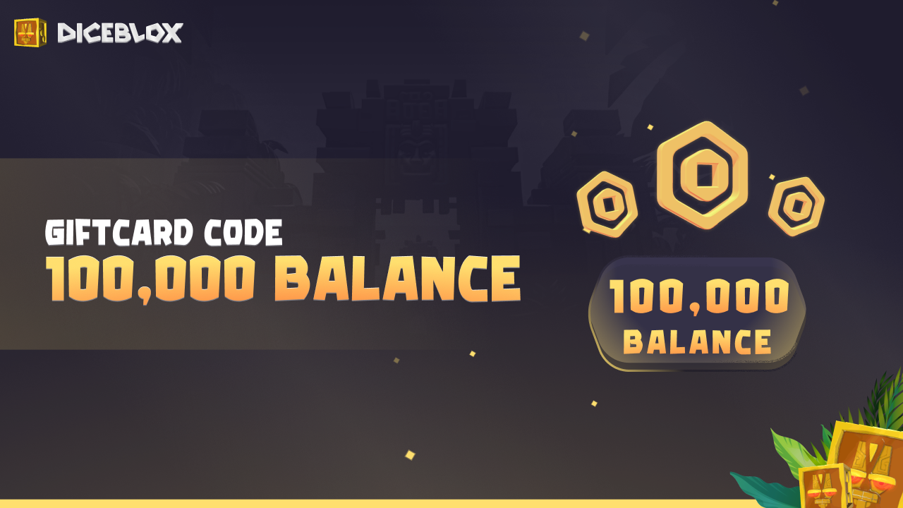 Diceblox 100.000 Balance Gift Card