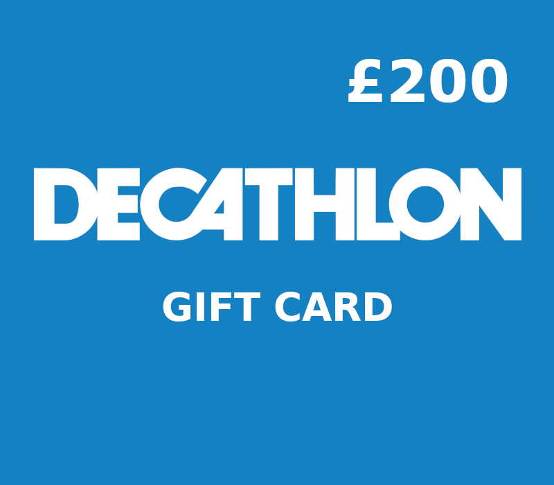 

Decathlon £200 Gift Card UK