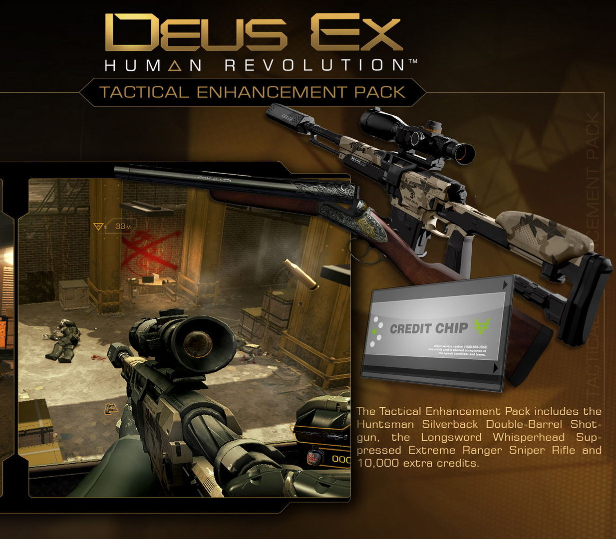 Deus Ex: Human Revolution - Tactical Enhancement Pack DLC PC Steam Gift