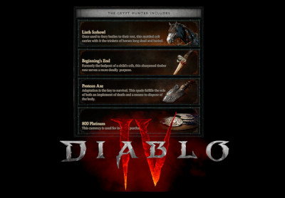 Diablo 4 - Crypt Hunter Pack DLC XBOX One / Xbox Series X,S CD Key