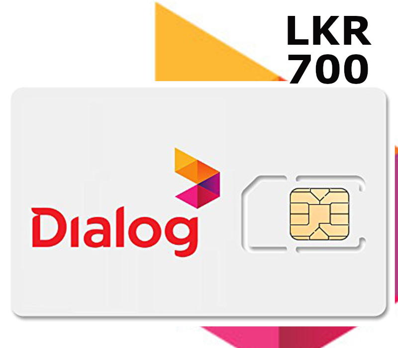 Dialog 700 LKR Mobile Top-up LK