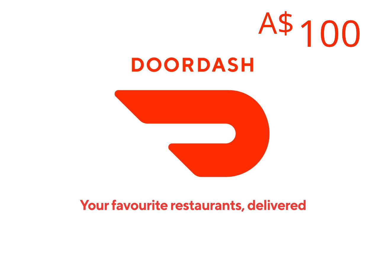 DoorDash A$100 Gift Card AU