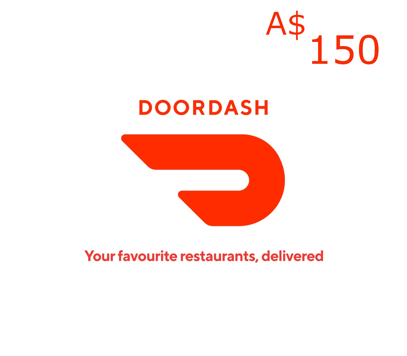 

DoorDash A$150 Gift Card AU