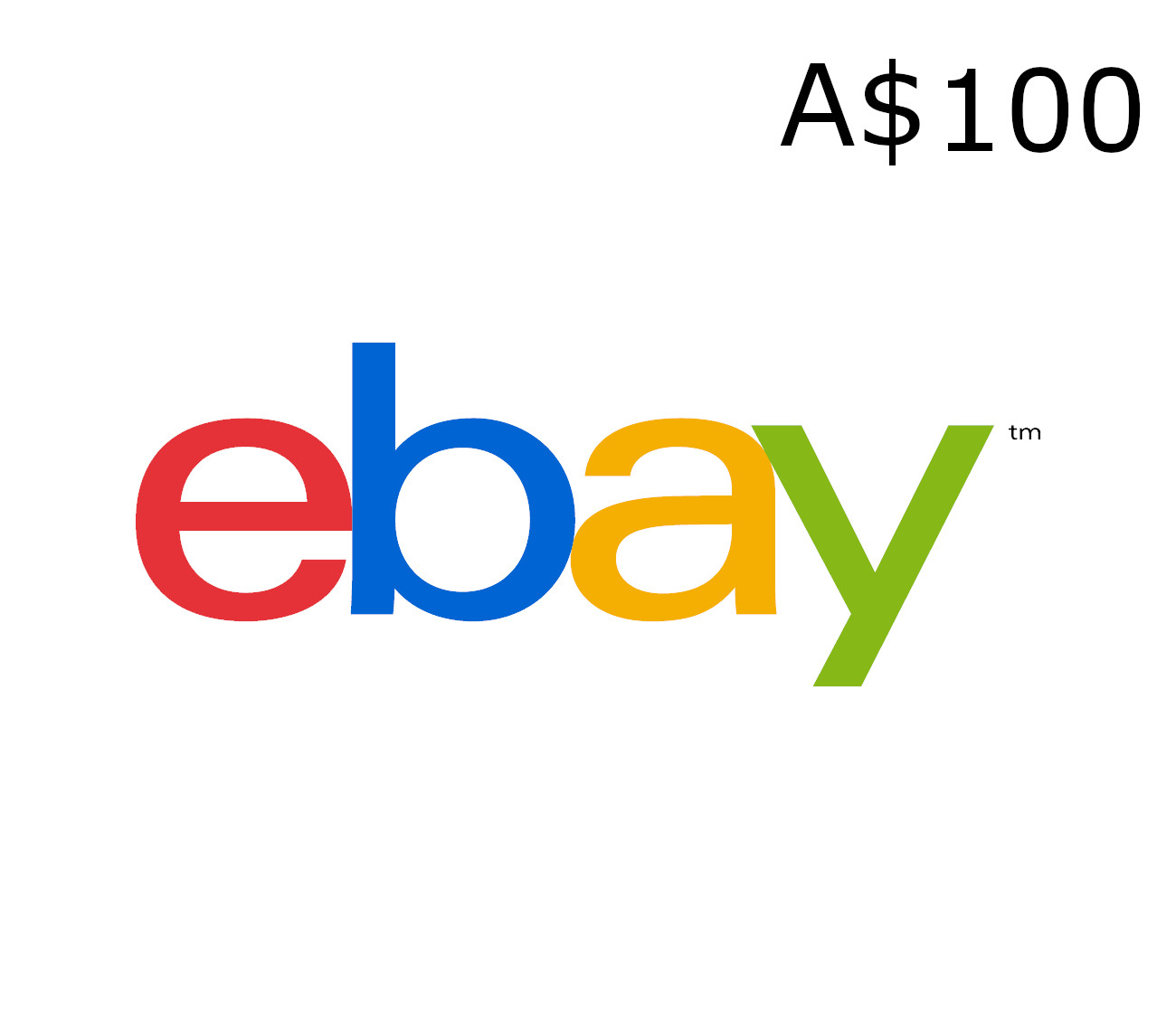 

eBay A$100 Gift Card AU