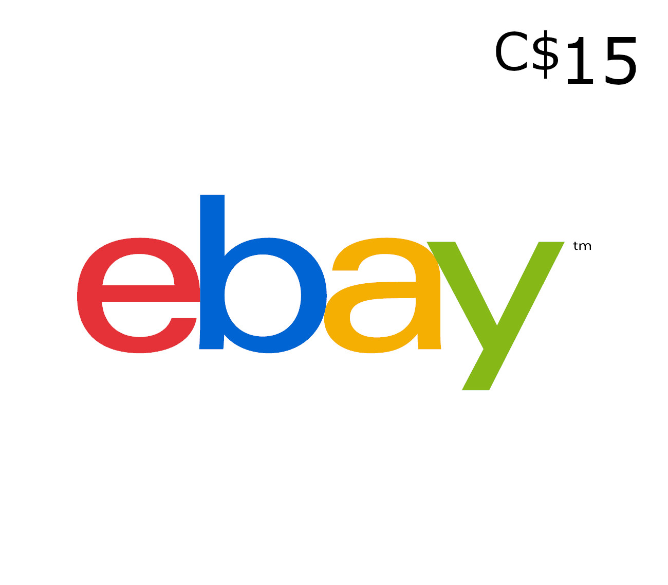 

eBay C$15 Gift Card CA