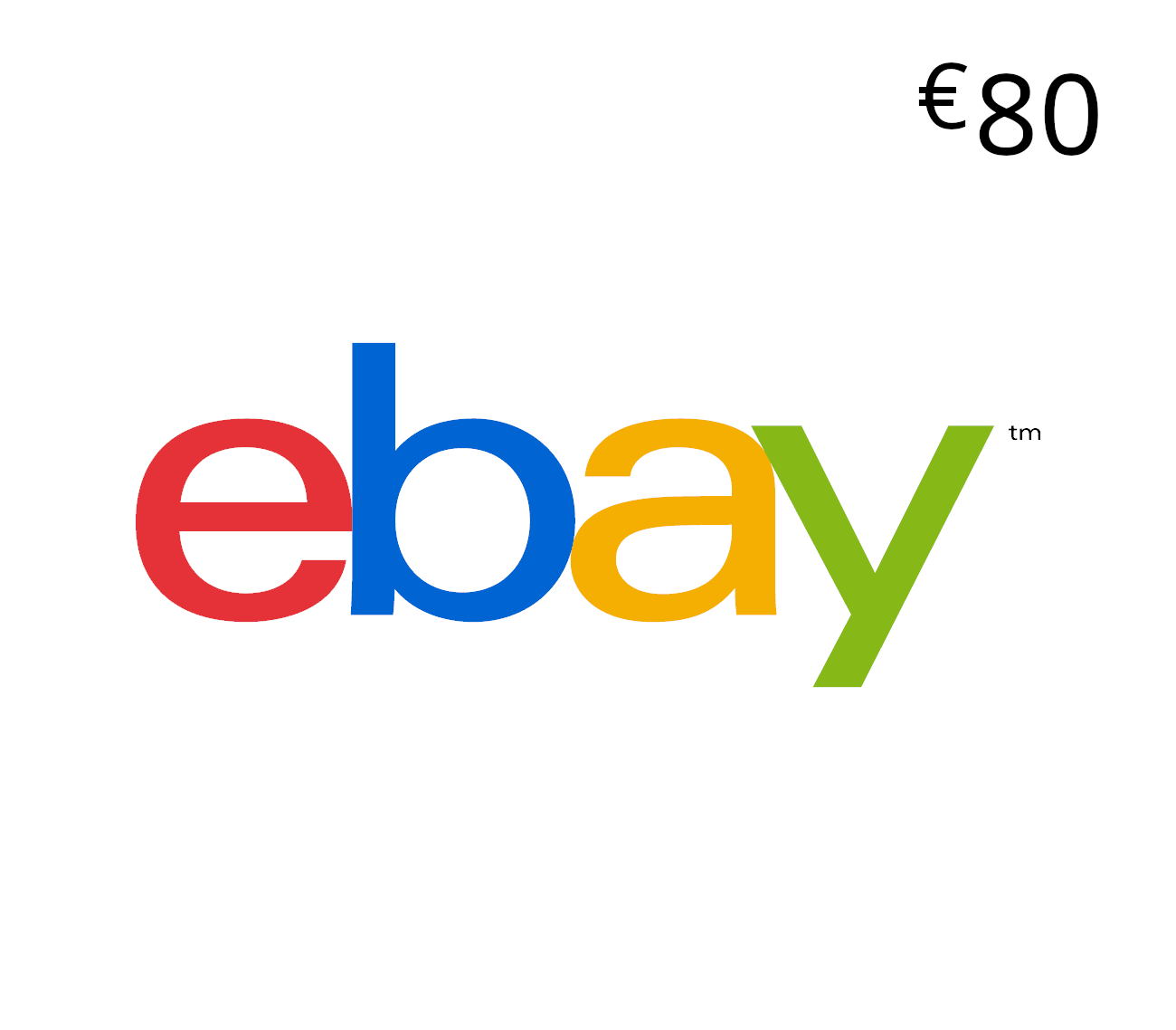 EBay $80 Gift Card US