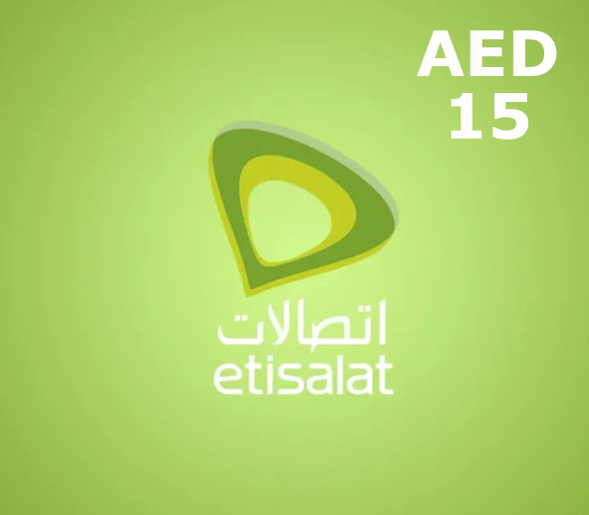 

Etisalat 15 AED Mobile Top-up AE