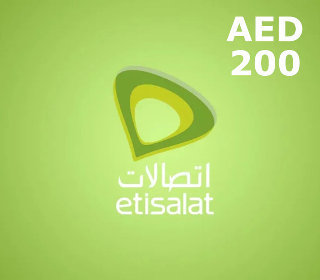 

Etisalat 200 AED Mobile Top-up AE