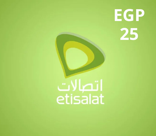 

Etisalat Prepaid 25 EGP Gift Card EG