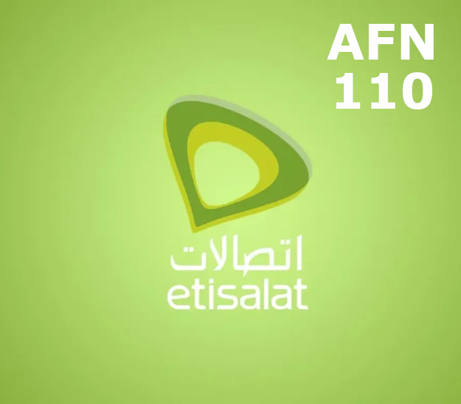 

Etisalat 110 AFN Mobile Top-up AF