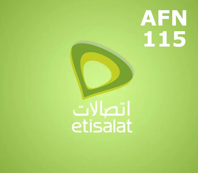 

Etisalat 115 AFN Mobile Top-up AF