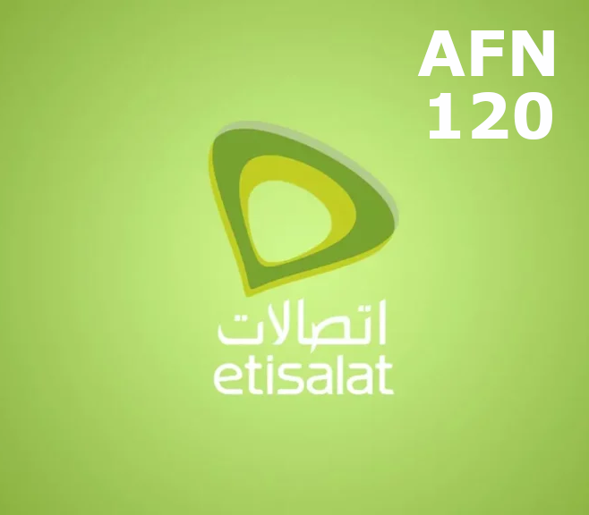 

Etisalat 120 AFN Mobile Top-up AF