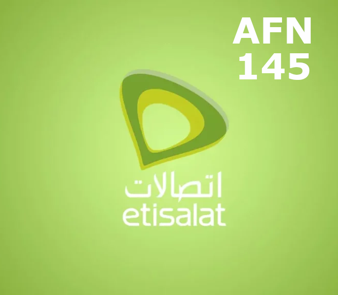 

Etisalat 145 AFN Mobile Top-up AF