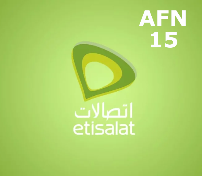 

Etisalat 15 AFN Mobile Top-up AF