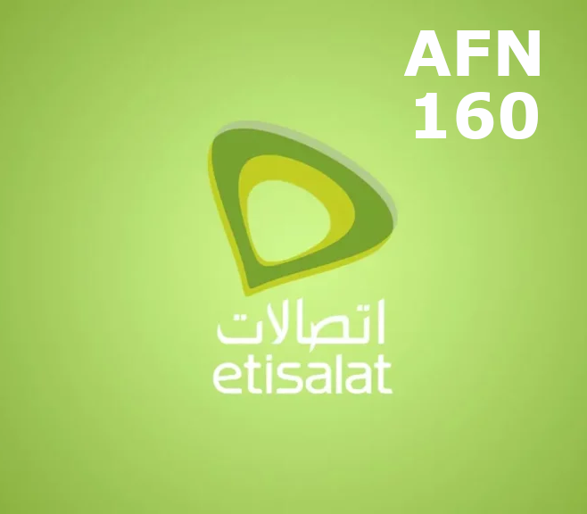 

Etisalat 160 AFN Mobile Top-up AF