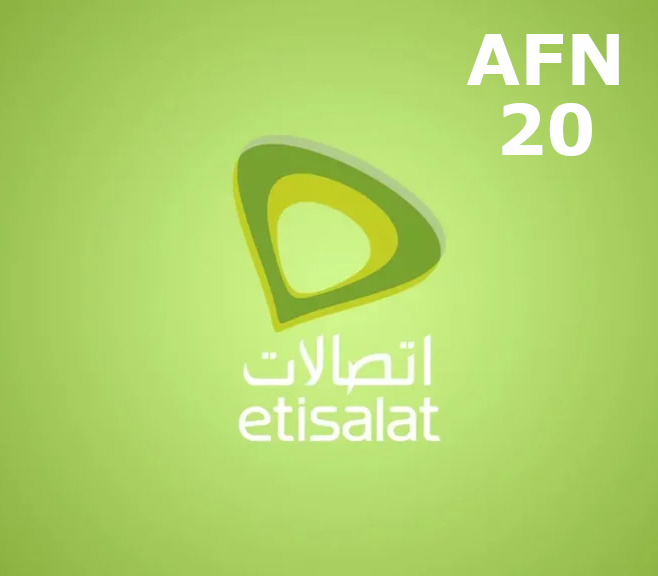 

Etisalat 20 AFN Mobile Top-up AF