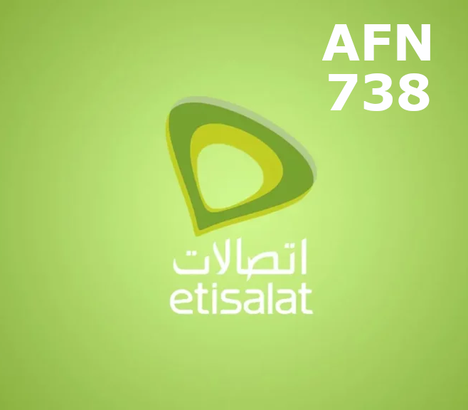 

Etisalat 738 AFN Mobile Top-up AF