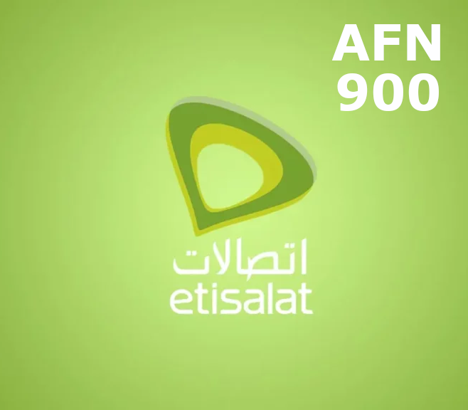 Etisalat 900 AFN Mobile Top-up AF