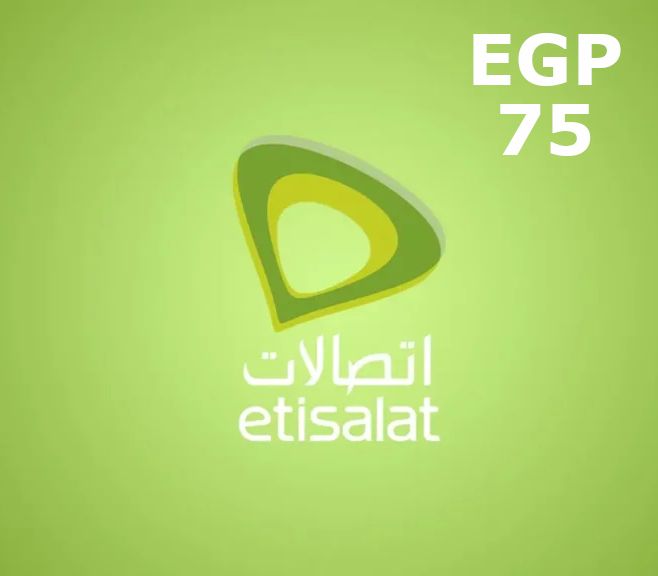 

Etisalat 75 EGP Mobile Top-up EG