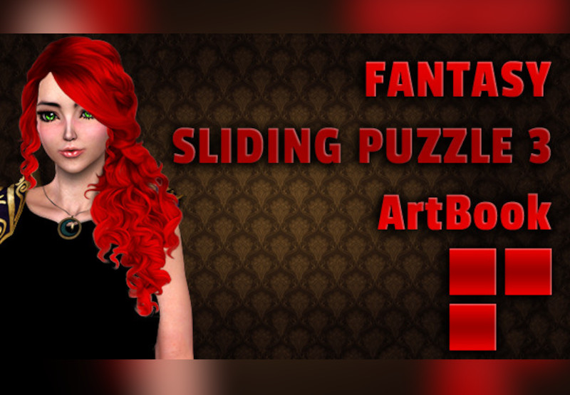 Fantasy Sliding Puzzle 3 - ArtBook Steam CD Key screenshot 1