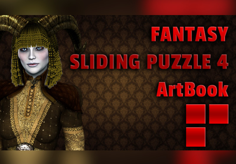 Fantasy Sliding Puzzle 4 - ArtBook DLC Steam CD Key screenshot 1