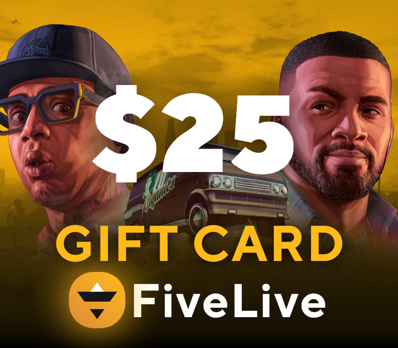 

FiveLive $25 Gift Card