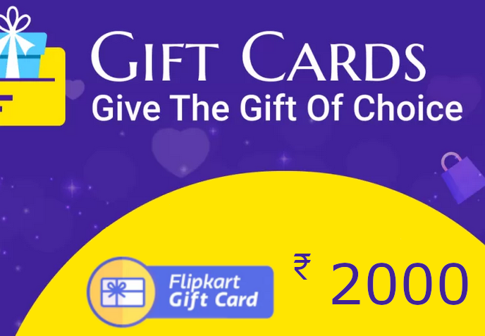 Flipkart ₹2000 Gift Card IN