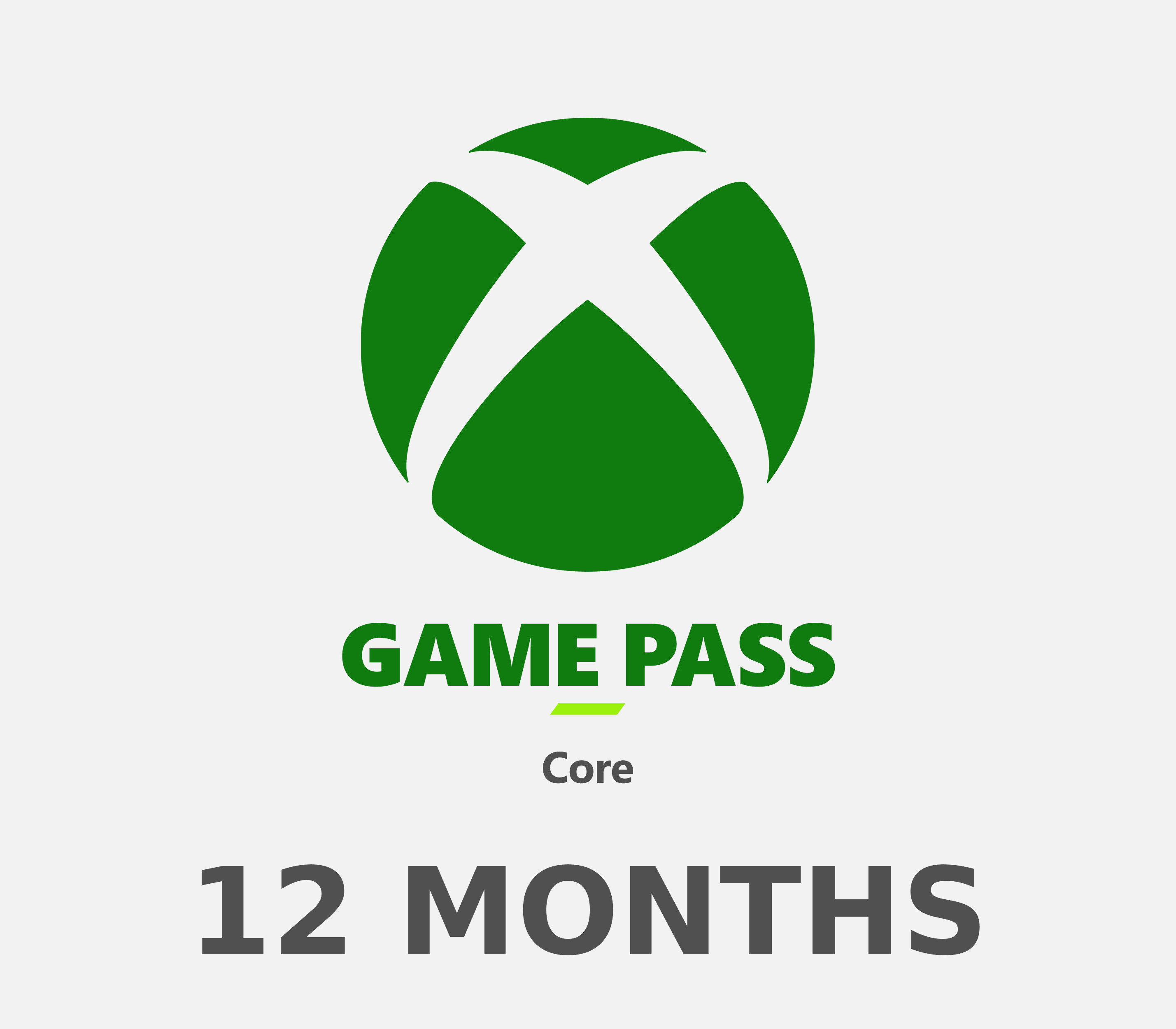 XBOX Game Pass Core 12 Months Subscription Card