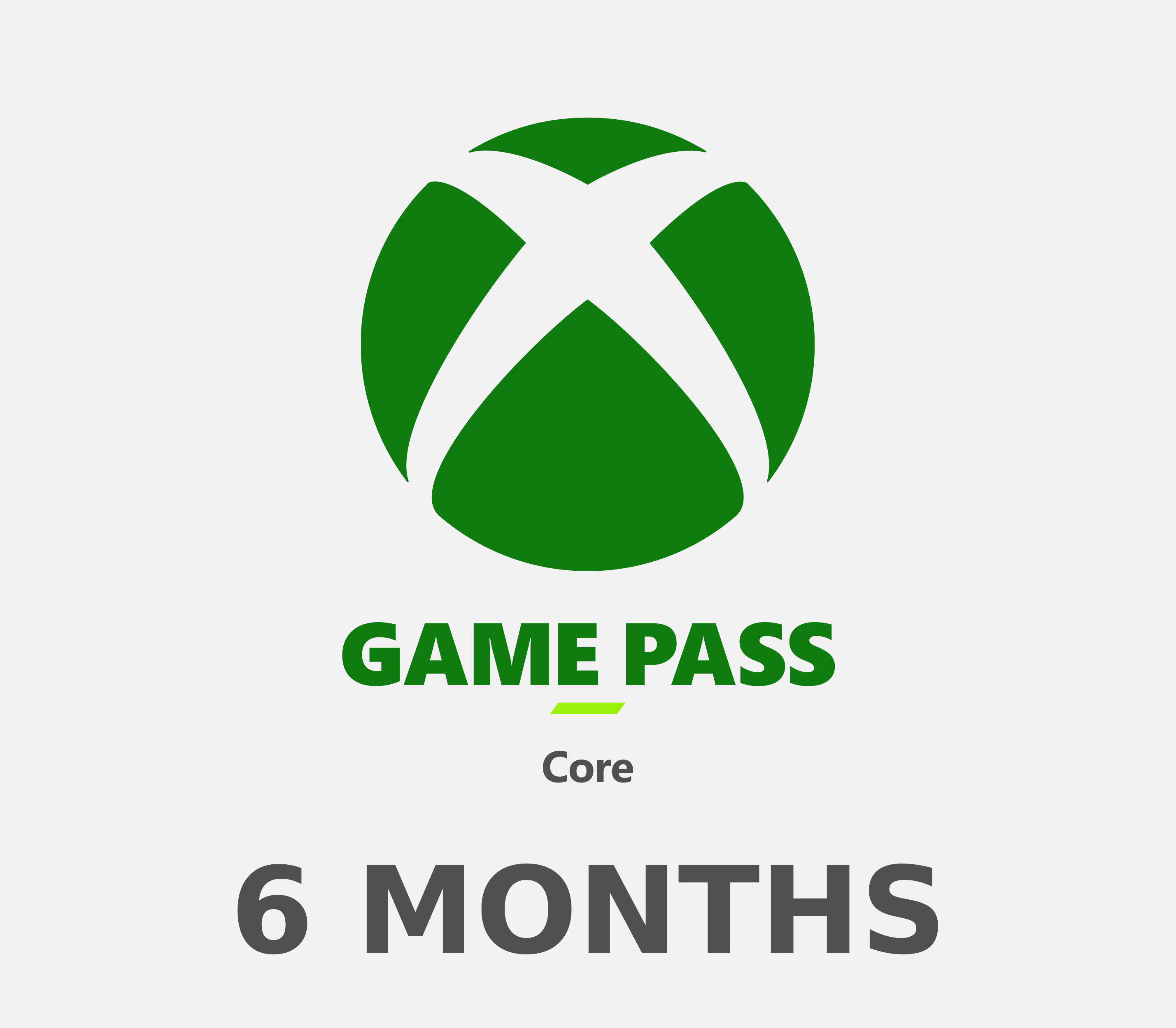 cover XBOX Game Pass Core 6 Months Subscription Card