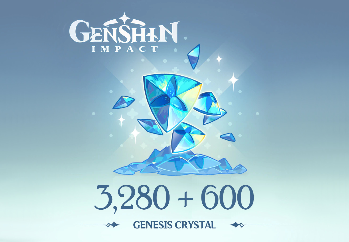 Genshin Impact - 3,280 + 600 Genesis Crystals Reidos Voucher