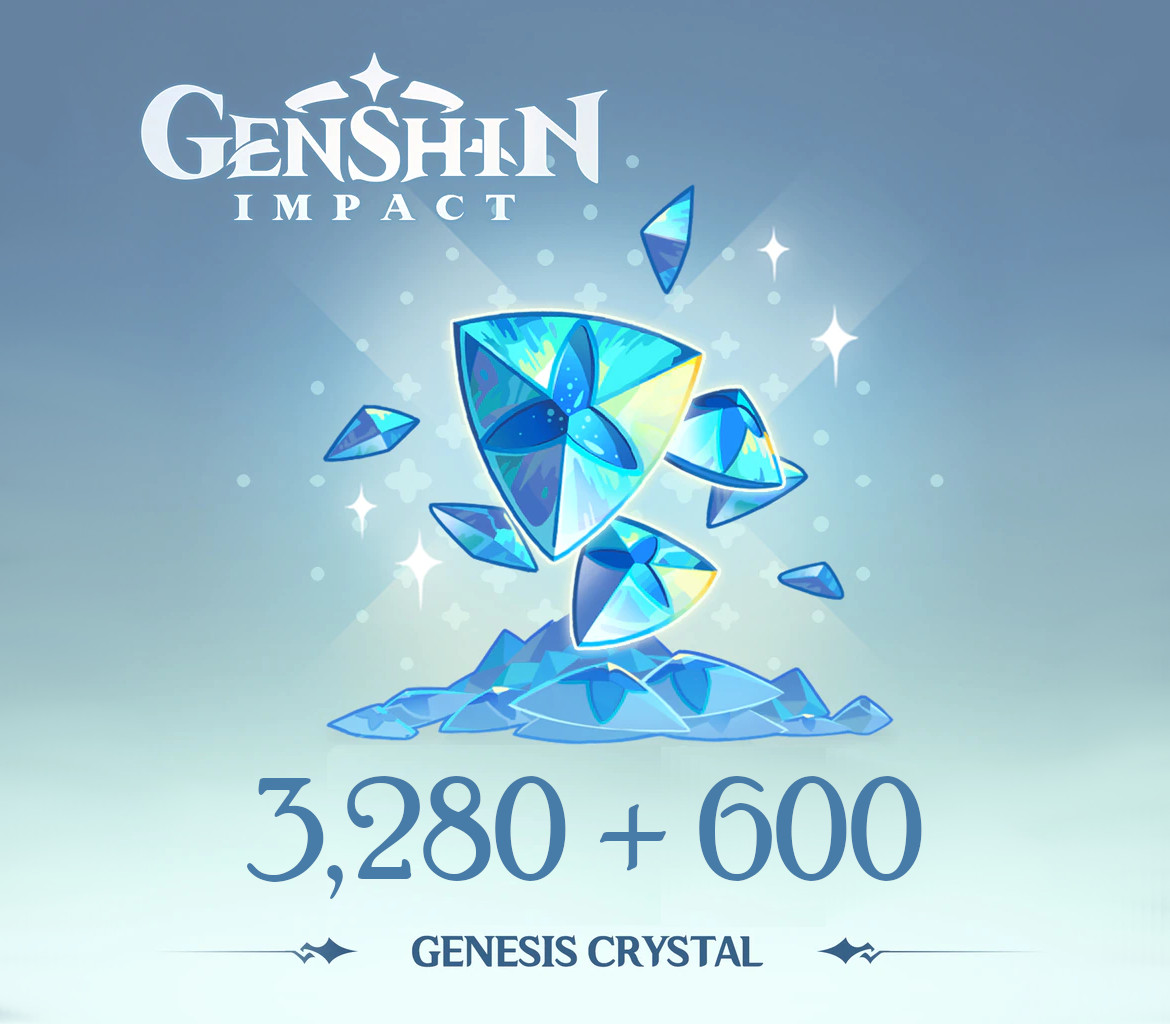 

Genshin Impact - 3,280 + 600 Genesis Crystals Reidos Voucher