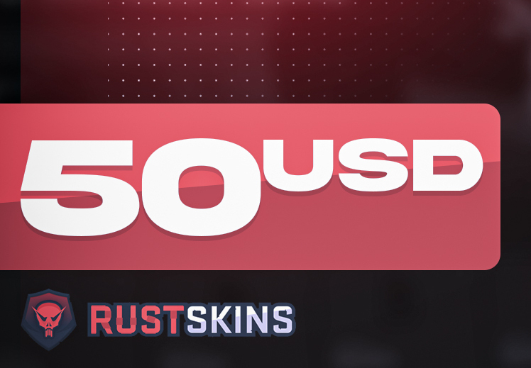 RUSTSkins $50 balance