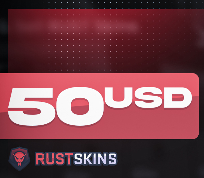 

RUSTSkins $50 balance