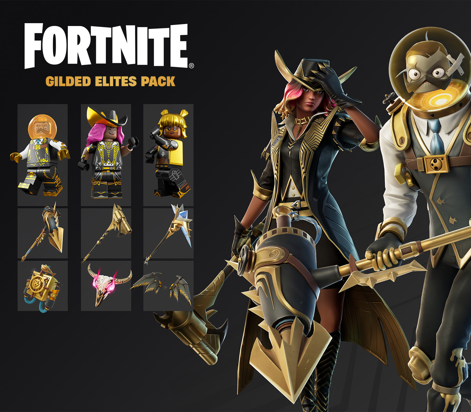 

Fortnite - Gilded Elites Pack DLC UK XBOX One / Xbox Series X|S CD Key