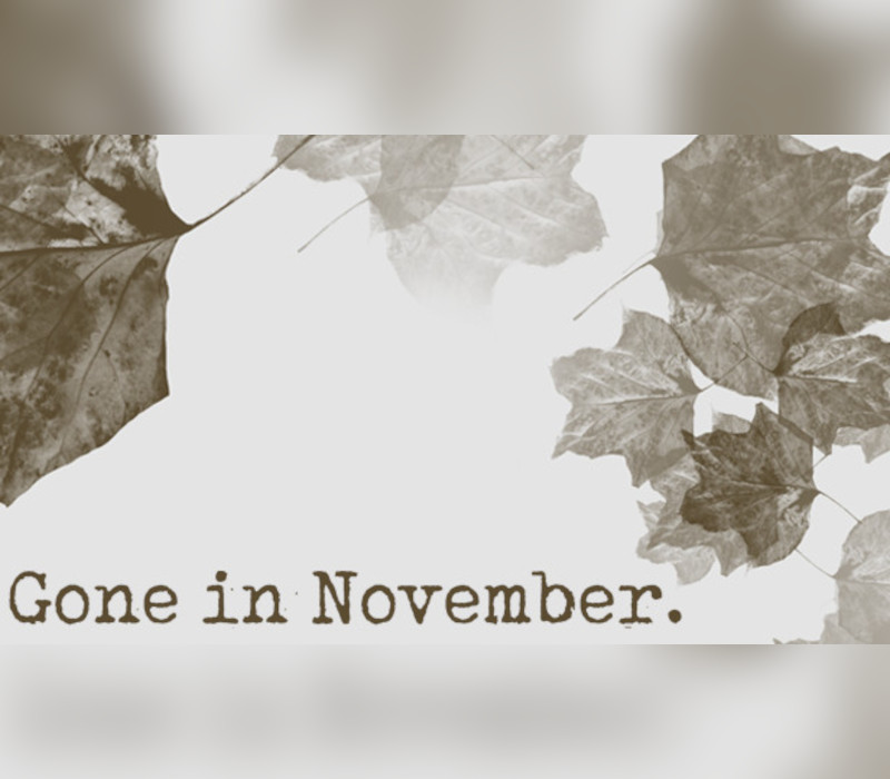 Gone In November - Collector's Edition Content DLC Steam CD Key