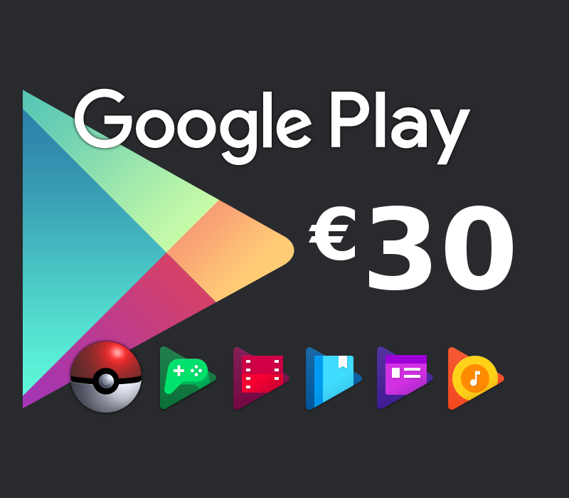 cover Google Play €30 EU Gift Card