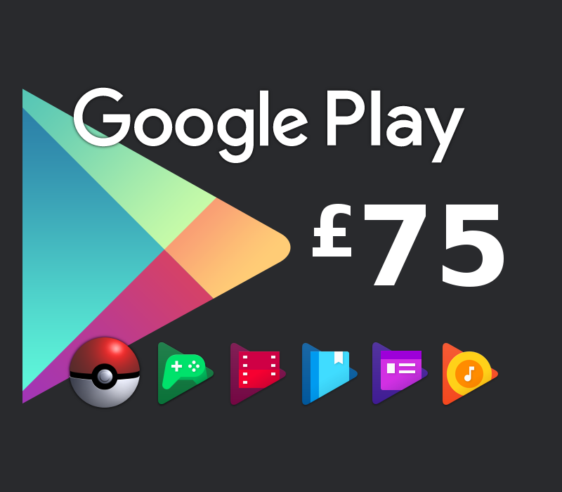 

Google Play £75 UK Gift Card