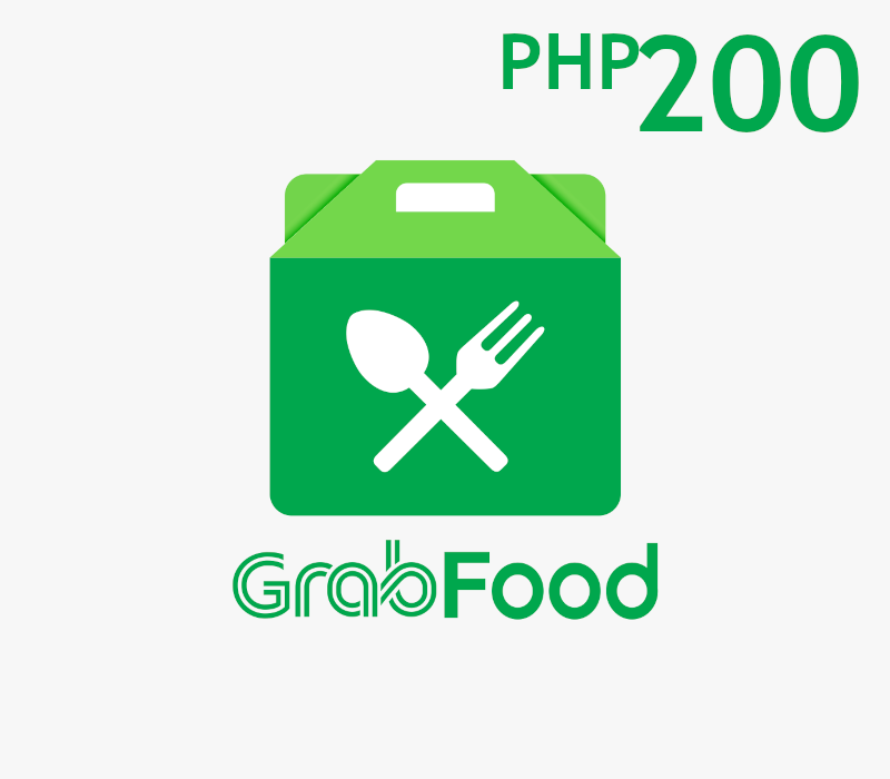 Grab Food 200 PHP Gift Card PH