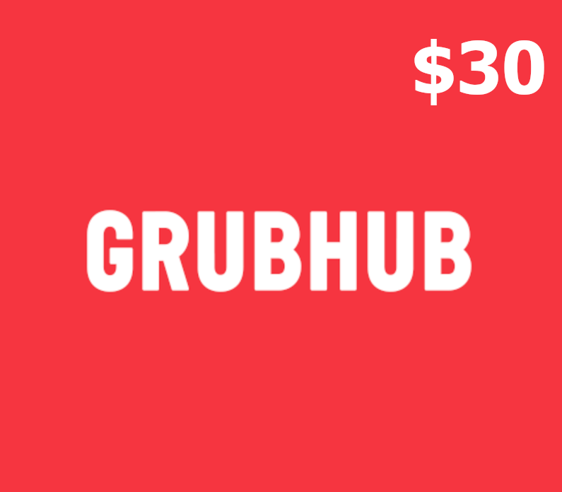 

Grubhub USD 30 Gift Card US