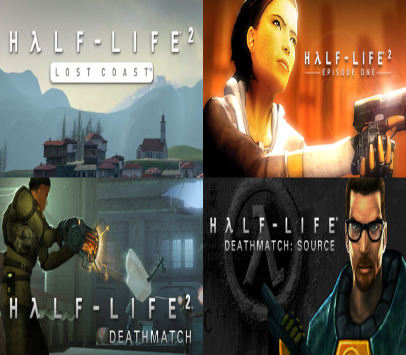 Half-Life 2: Lost Coast + Half-Life 2: Episode One + Half-Life 2: Deathmatch + Half-Life Deathmatch: Source Bundle Steam Gift