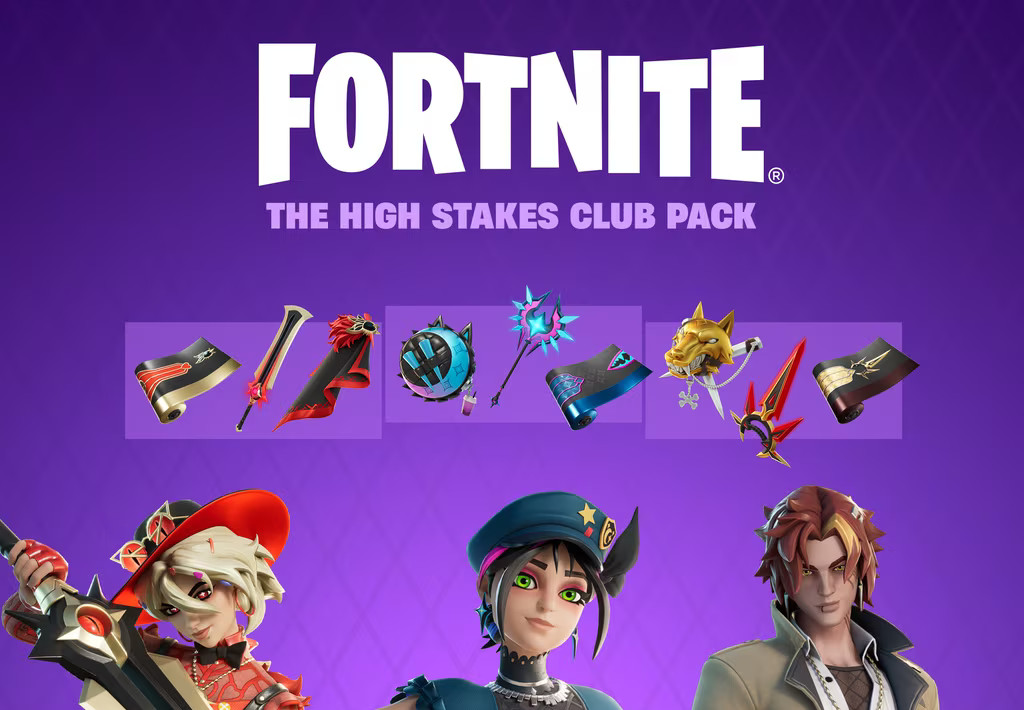 Fortnite - The High Stakes Club Pack DLC AR XBOX One / Xbox Series X|S CD Key