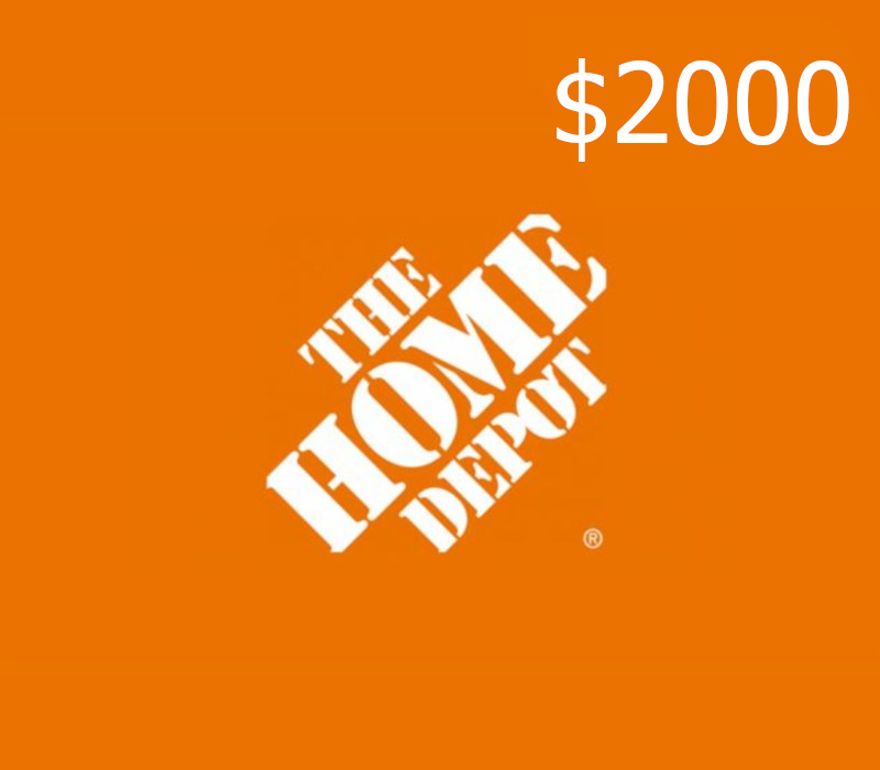 The Home Depot $2000 Gift Card US