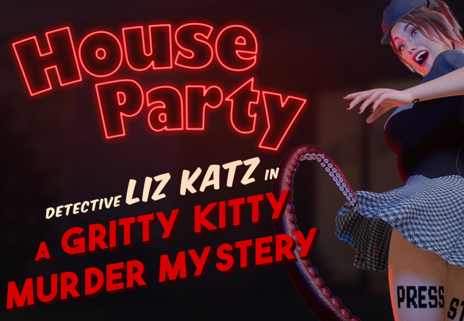 House Party - Detective Liz Katz in a Gritty Kitty Murder Mystery Expansion Pack DLC Steam CD Key