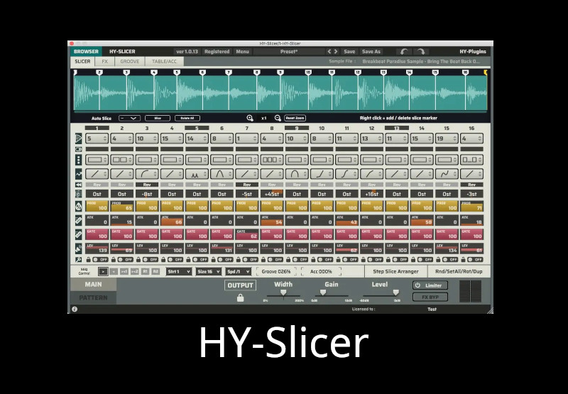 HY-Plugins: HY-Slicer CD Key screenshot 1