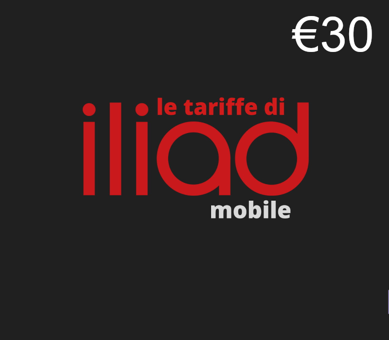 

Iliad €30 Mobile Top-up IT